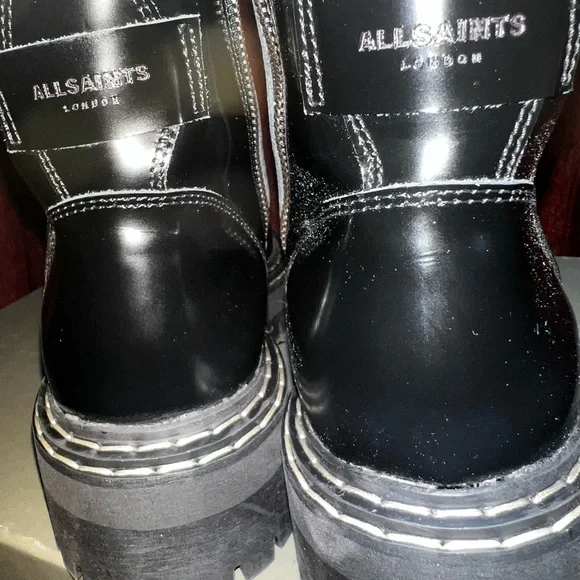 All Saints Lace-Up Women's combat Boots - Picture 3 of 5
